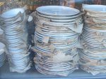 A stack of plates